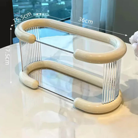2 Layers Space Saving Cosmetic Organizer Shelf