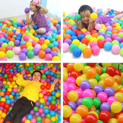 Multicolor 100Pcs Soft Plastic Tent Balls Set For Kids