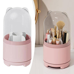 Rotating Makeup Brush Organizer