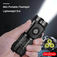 Portable Three-Eye Flashlight