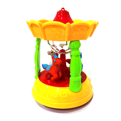 Carousel Ride Toy With 3D Lights and Music For Kids
