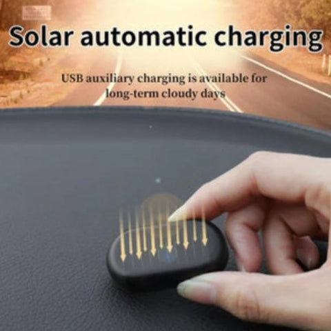Vehicle mounted solar anti-theft light