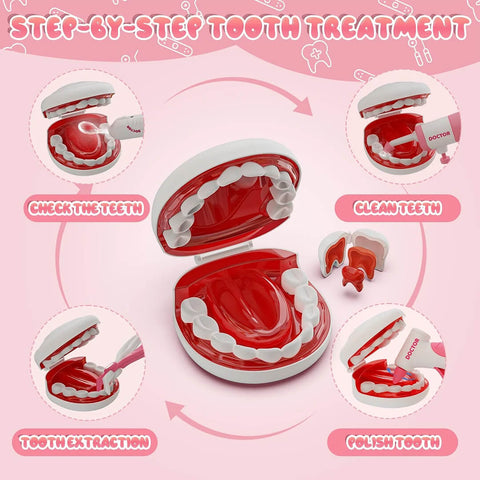 Realistic Dentist Playset for Kids