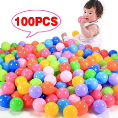 Multicolor 100Pcs Soft Plastic Tent Balls Set For Kids