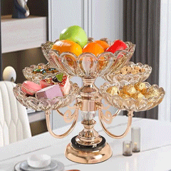 Rotating Dry Fruit Plate Rack