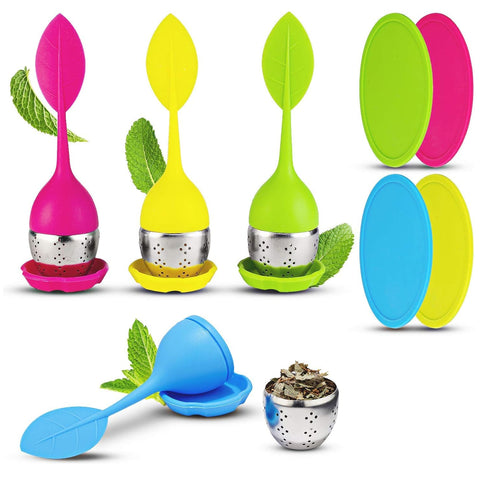 Silicone Handle Stainless Steel ( Pack Of 5 )