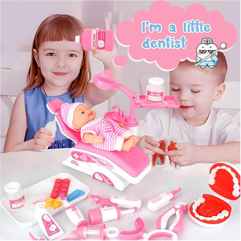 Realistic Dentist Playset for Kids