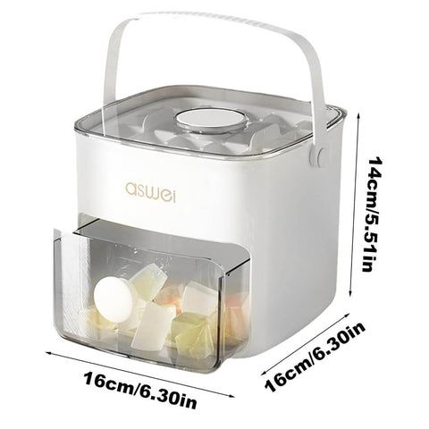 Press & Store Ice Cube Maker