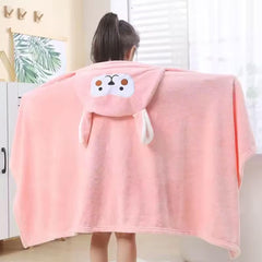 Hooded Cartoon Bath Towel for Kids