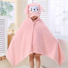 Hooded Cartoon Bath Towel for Kids