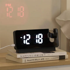 LED Digital Projection Alarm Clock