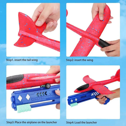 Catapult Airplane Launching Glider Gun