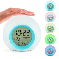 Digital Color Glow Kids Alarm Clock