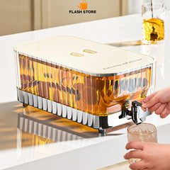 5.3L Cold Drink Dispenser with Faucet and Lid