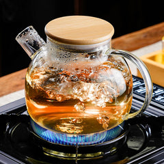 Heat Resistant Borosilicate Glass Teapot