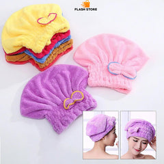 Dry Hair Drying Towel Cap