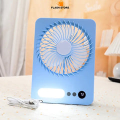 Slim Foldable LED Fan