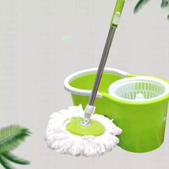 Spin360° Mop With Bucket Dual Mop Heads Floor