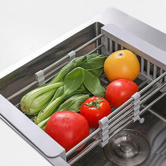 Over The Sink Expandable Drainer Rack