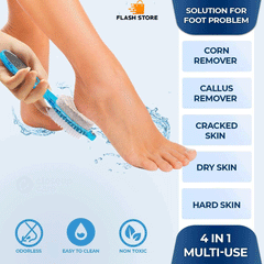 4 in 1 Foot File with Pedicure Brush