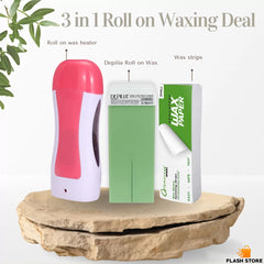 3 in 1 Hair Removal Waxing Kit