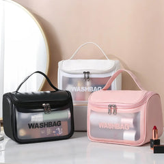 Chic Clamshell Beauty Travel Wash Bag