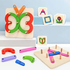 Montessori Nail Board Jigsaw Puzzle