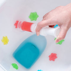 Freshener Toilet Cleaner Gel Flower Stamp