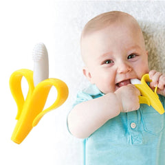 New Baby Banana Shape Tooth Brush