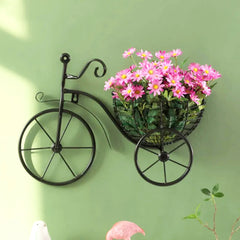 Bicycle Design Wall Basket For Home Decoration