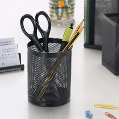 Metal Mesh Pen Holder