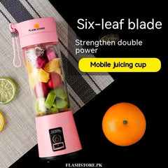 Portable Chargeable Travel Juicer Blender 6 Blade