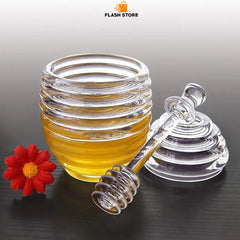 Honey Jar With Server