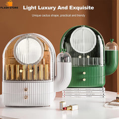 Luxury large Capacity Inside Led Mirror Cosmetic Organizer