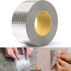 Aluminum Foil Thickened Butyl Waterproof Tape Roof Duct Repair Adhesive