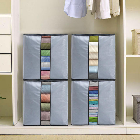Blanket Cloth Bag Grey Pack Of 4