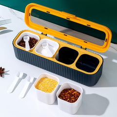 Luxury 4Grid Integrated Spice Box