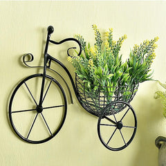 Bicycle Design Wall Basket For Home Decoration