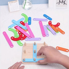 Montessori Nail Board Jigsaw Puzzle