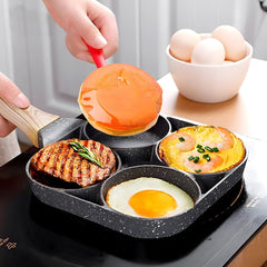 Nonstick Four Portion Frying Pan