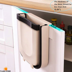 Collapsible Cabinet Door Hanging Trash Bin (Large Size)