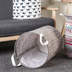 Folding Fabric Laundry Basket