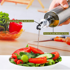 Oil And Vinegar Bottle 300 ML Steel Glass