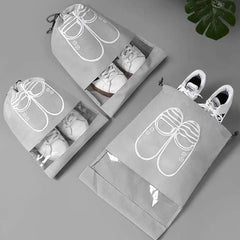 Portable Shoe Organizer Drawstring Bag