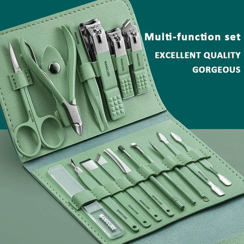 Portable 16 pcs Manicure Kit