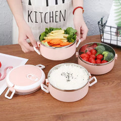 3 Layer Insulated Lunch Box Stainless Steel