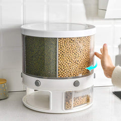 Rotating 6-in-1 Cereal Dispenser 10KG Capacity