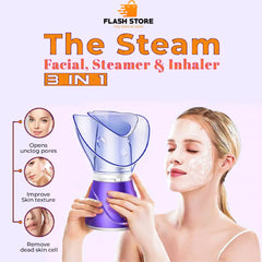 3 in 1 facial steamer & inhaler