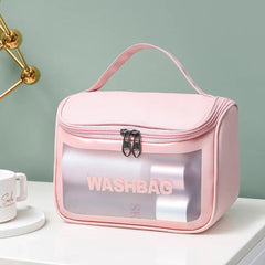 Chic Clamshell Beauty Travel Wash Bag