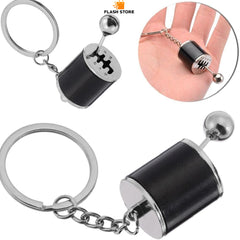 Key Ring 6 Speed Gear Shift Keychain (Pack Of 02)